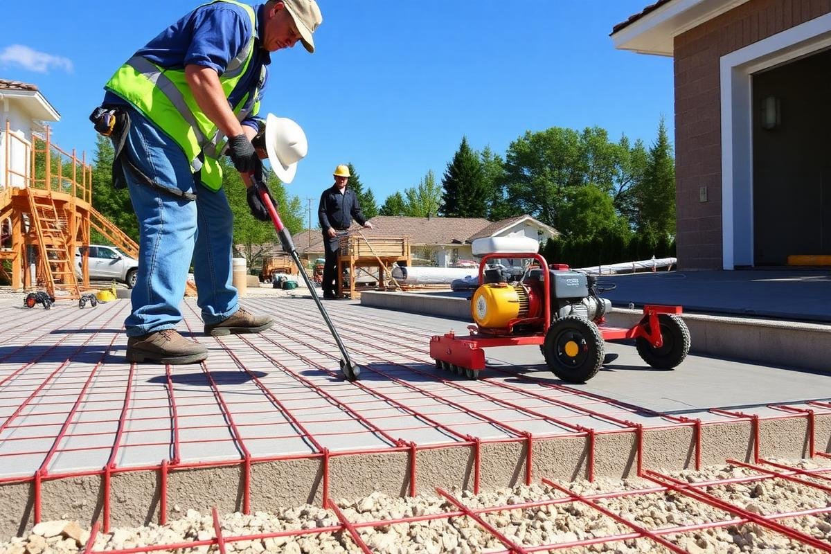 Concrete Flatwork and Stucco Application by Barrow Me in Central Oregon