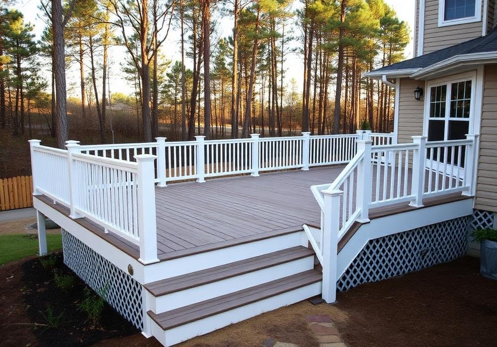 Decking and Tree Trash Removal work under demolition services