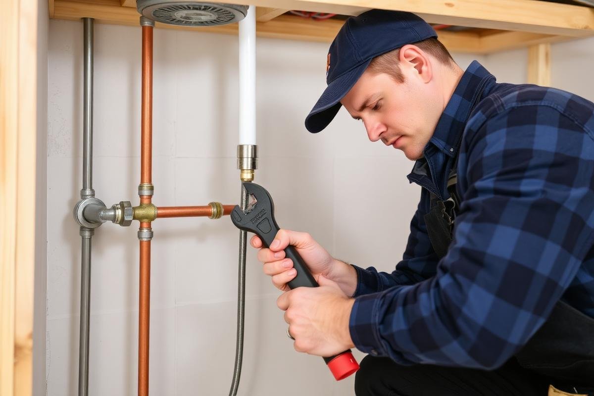 Plumbing rough-in and finish work by Barrow Me
